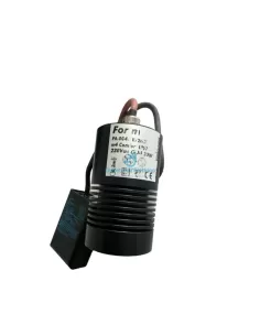 Viabizzuno f6 004 18 t m4 confort noir mat gu4 20w ip67 transformer 2