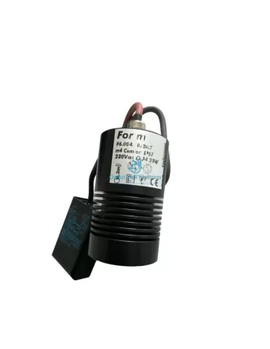 Viabizzuno f6 004 18 t m4 confort noir mat gu4 20w ip67 transformer