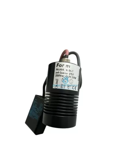 Viabizzuno f6 004 18 t m4 confort noir mat gu4 20w ip67 transformer Viabizzuno f6 004 18 t m4 confort noir mat gu4 20w ip67 transformer