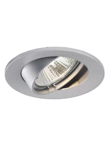 Lumiance 3073520 faretto swing matt silver 50w gu10 con lampada