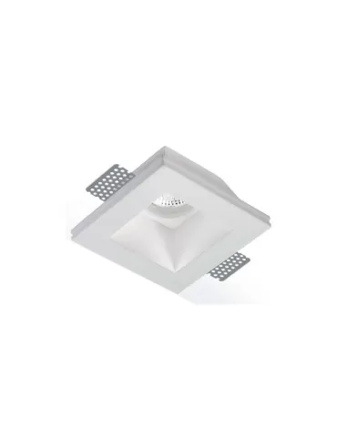 Gea luce gfa593 square recessed gu10 plaster