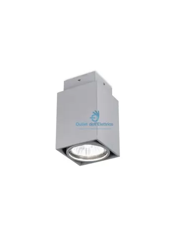 Gea luce gfa477 grauer quadratischer Einbaustrahler