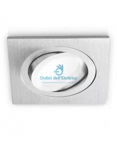 Projecteur Gea Luce GFA040 en chrome satiné