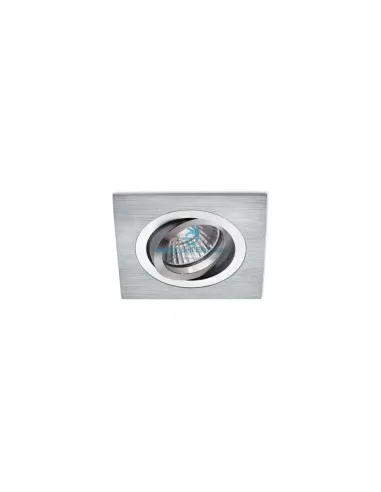 Gea luce gfa113 spot encastrable carré orientable gu10 1x50w blanc