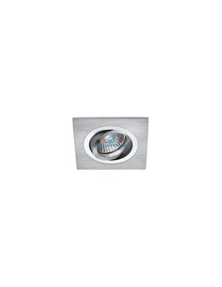 Gea luce gfa113 adjustable square recessed spotlight gu10 1x50w white