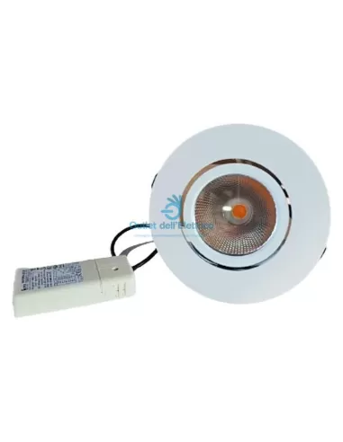 Fosnova 2208781600 Luthor Medium 878 COB 20W Cld Blanc