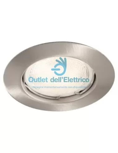 Frea - set of 3 brushed steel recessed spotlights - 3