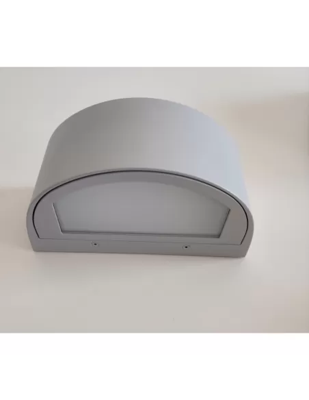 Goccia 1322 g, lavage 24 e27 18 W, bifacc gris métal