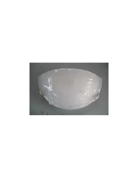 Applique murale extérieure Iguzzini 3 5628 058 0, décorée d'un effet pierre, en verre blanc, E27 60W