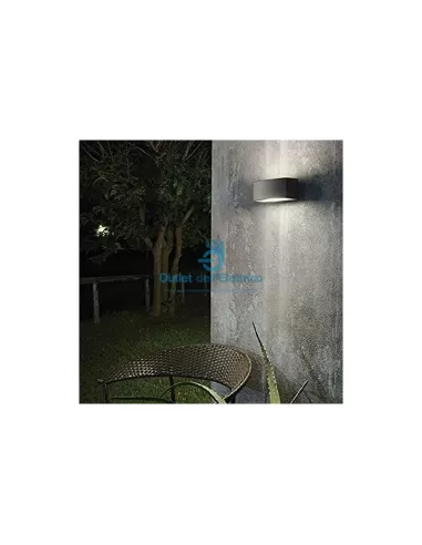 Ideallux 061580 Andromeda ap1 antracite 1x60w e27 240v