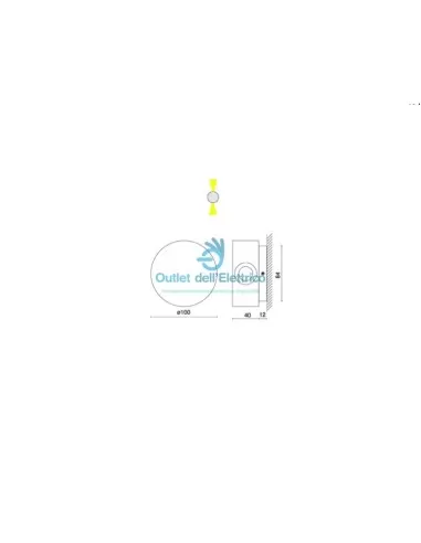 Side E5860T-LBC-30 Apply neos tondo 2x2w 500ma lbc 30°  br