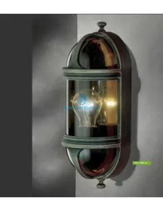 Garden light 94001/NE oval 2 wall e27 60w (black structure)