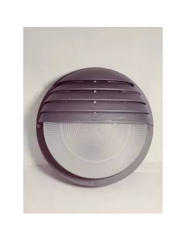 Stilplast 170s silver round ceiling light with visor E27 1x75w IP44