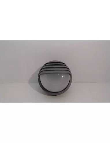 Stilplast 170s silver round ceiling light with visor E27 1x75w IP44