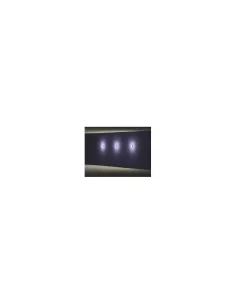 Simes s 6801 01 vedo round-plaf sandblasted glass e27 100w ip55 white