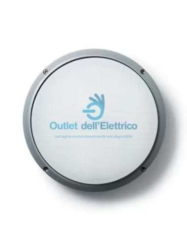 Simes s 6865 01 megavedo round ring white glass sand opal e27 150w ip55