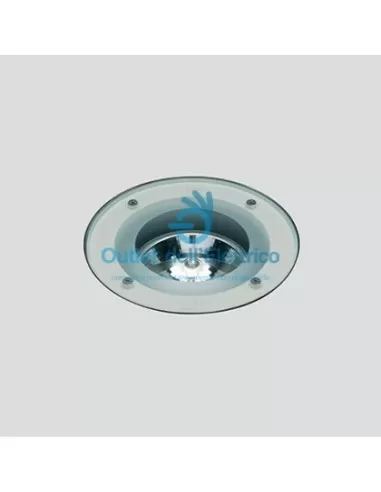 Simes s 5458 Plano-Einbauleuchte, 35 W, G53, Glas mit Licht