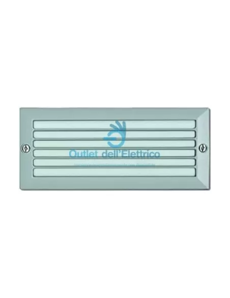 Rosa light ELTO1503 segnapasso incasso e27 grigio con griglia