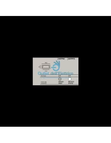 Gea luce GSTP61 Profilo in alluminio superficie grigio 2mt