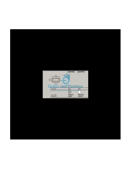 Profilé en aluminium Gea luce GSTP61, surface grise, 2 m