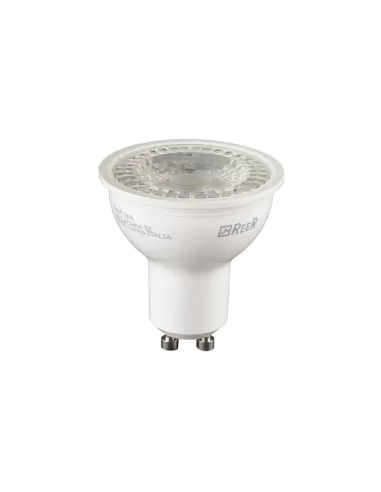Ampoule LED GU10 dimmable Reer 5455775, 7 W, 230 V, blanc 4000 K, angle de diffusion de 60°.