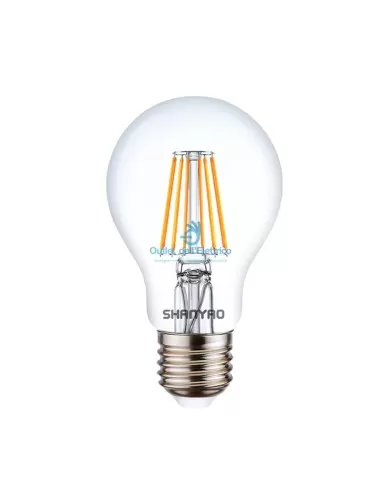 Shanyao 4786 8W A60 E27 3K Filament Bulb