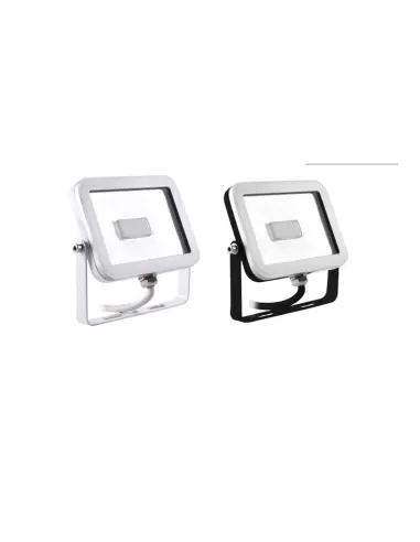 Bot iluminación srl miami30bw proyector led 30w - 3000k - blanco/plata