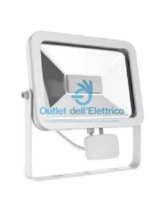 Projecteur LED Arteleta FLT30.SD flt30 sd 30w 4000k ultra-plat avec détecteur 230v IP65 dim. 273x200mm