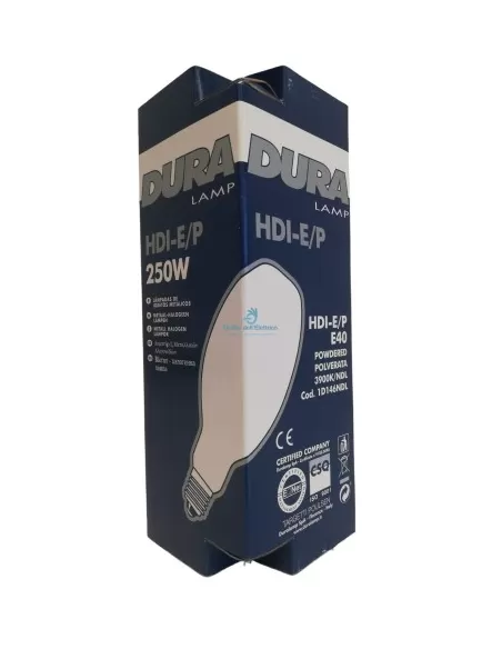 Duralamp 1d146ndl lampada a ioduri metallici hdi-e/p e40 250w 3900k