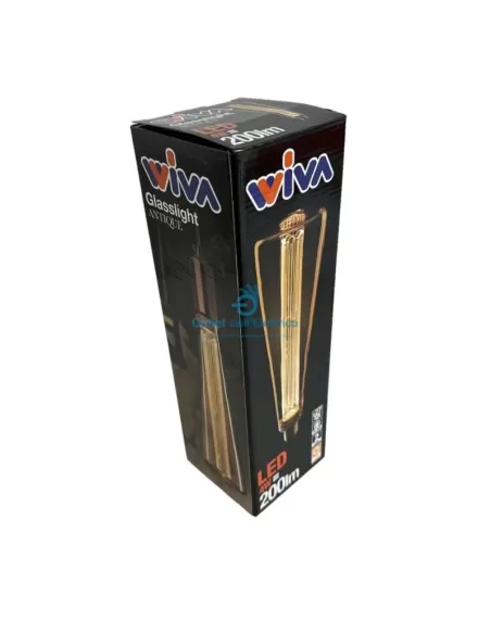 Wiva 12100642 Glasslight st94 lampada antique e27 4w 2000°k