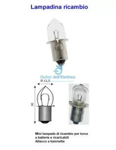 Ampoule au krypton Tecnid KGS48 4,8 V 0,75 A