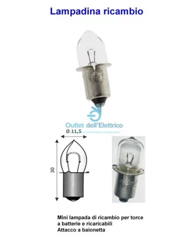Krypton bulb 4.8v 0.75a