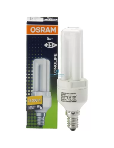 Osram DI5825E1: Luce qualità ottima 5W, E14, 2500K, ideale per casa