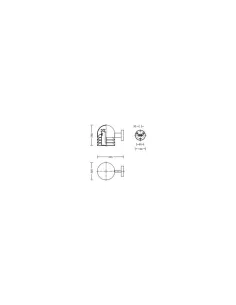 Bega verre de remplacement pour applique 6338 2
