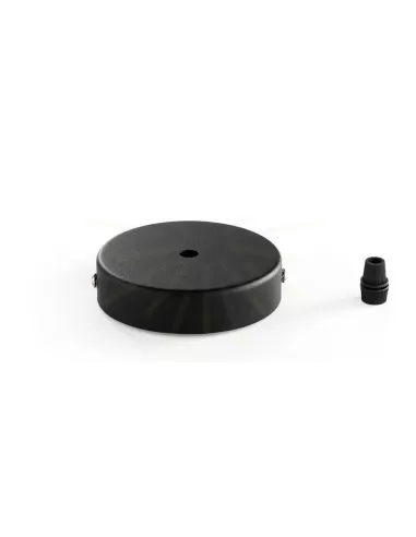 Gea luce GSOB11 Rosace noire avec un trou en métal