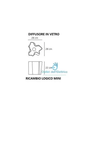 Artemide R302060 Mini diffuseur Logico