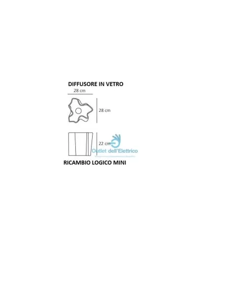 Artemide R302060 Mini diffuseur Logico