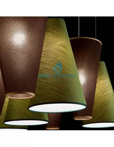 Light 4 aqua abat-jour vers le bas marron terre