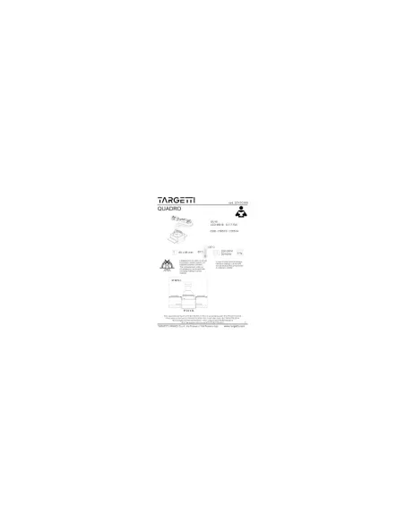 Targetti 1t6513 panneau led gu10 230v 6/7,5w blanc Targetti 1t6513 panneau led gu10 230v 6/7,5w blanc