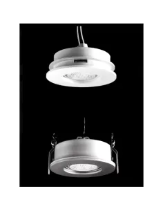 Fontana arte 2884/bianco cardano adjustable recessed spotlight d 9 35w 2