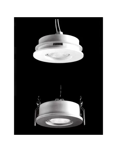 Spot encastré réglable Fontana arte 2884/bianco cardano d 9 35w