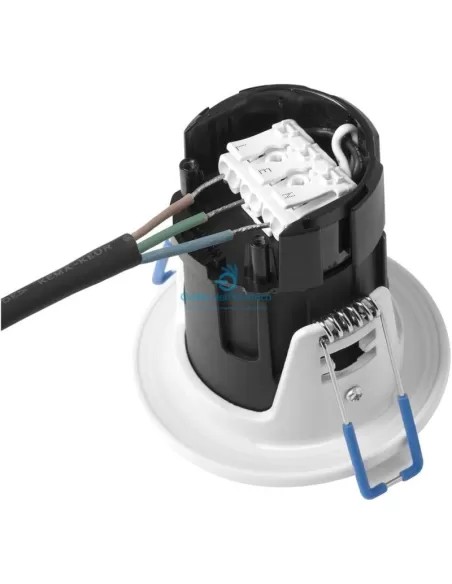 Wiva 41100143 wpl recessed spotlight assal 65 dimmable dwl 8w 4k 60d white