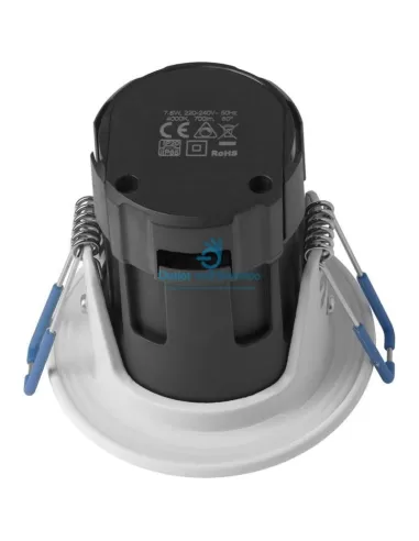 Wiva 41100143 wpl recessed spotlight assal 65 dimmable dwl 8w 4k 60d white