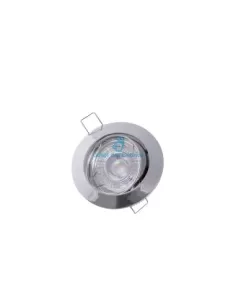 Poliplast 400572CR Adjustable recessed spotlight gu10 200-240