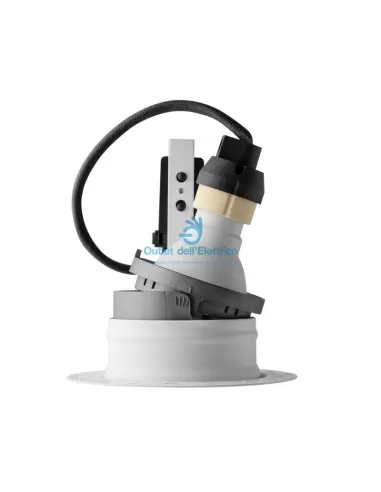 Wiva 41110180 Columbia gu10 white ottica silver