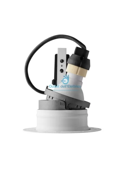 Wiva 41110180 Columbia gu10 white ottica silver