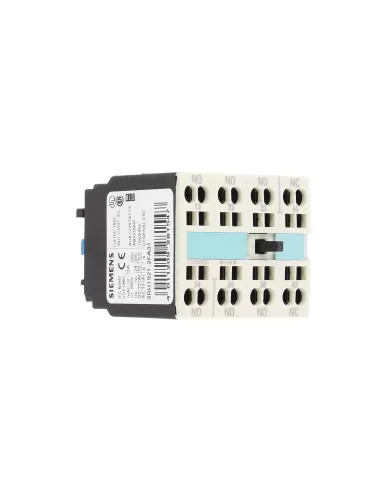 Bloc de contacts auxiliaires Siemens 3rh19212fa31 3no+1nc pour pince à cage s0/s3