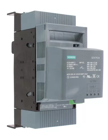 Seccionador Siemens 3np11231bb22 con base fusible nh000 160a 40mm-32/ 70-mors.efm10