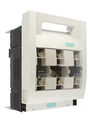 Siemens 3np42751cg01 fuse switch disconnector 3x250a nh0 nh1 -40mm
