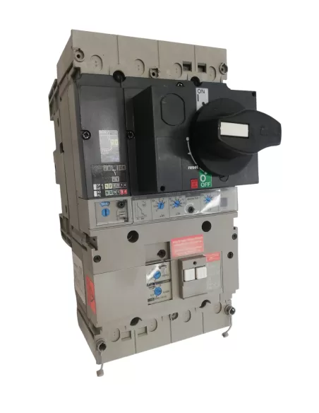 Merlin Gerin ns160n interruttore automatico 4 poli 100a 25ka str22se vigi mh160 220/440v